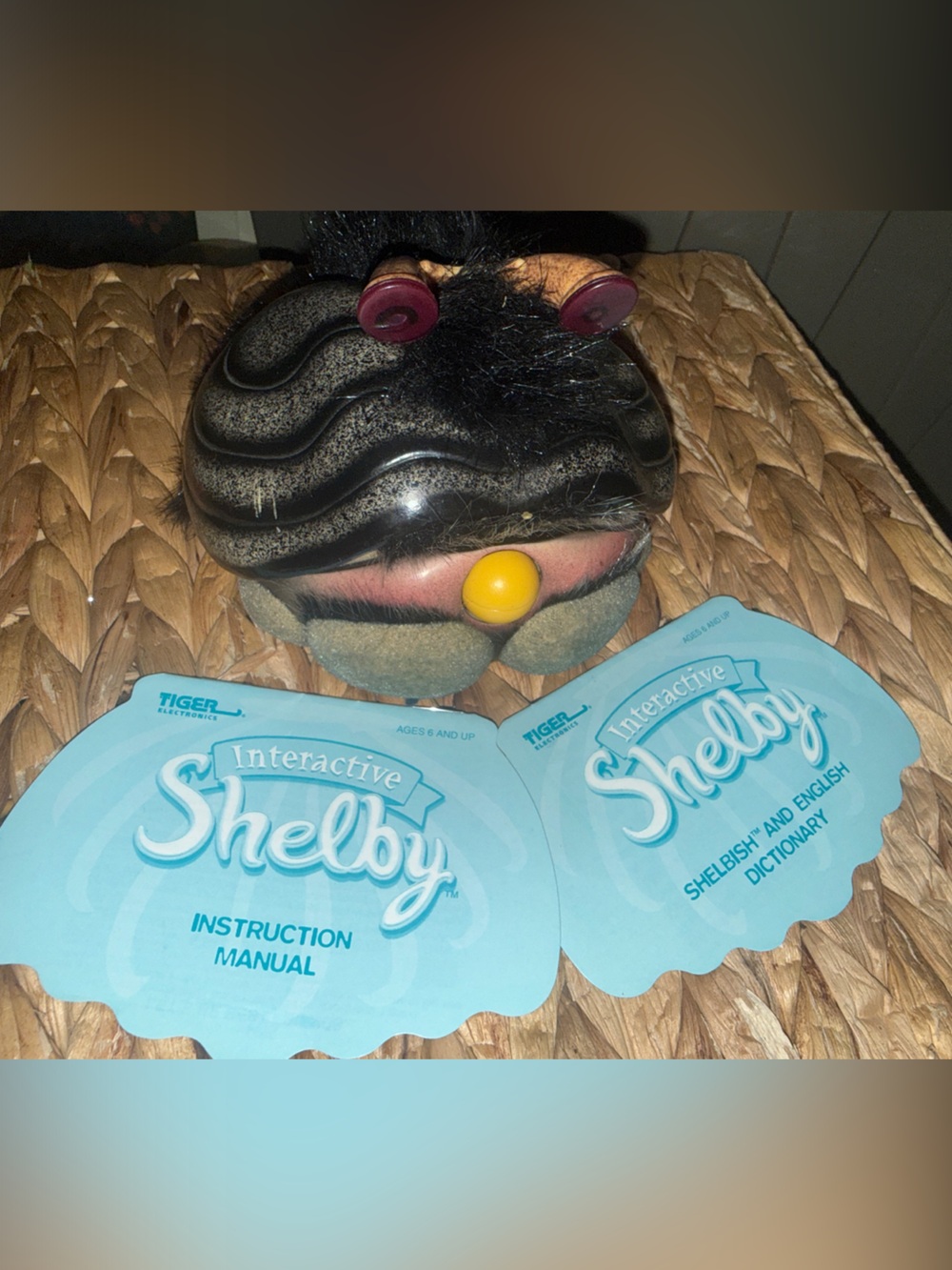 Interactive Shelby Midnight Black/ Stripe~ Hasbro 2001 Tiger Electronics RARE